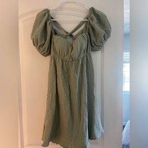princess polly sage green dress